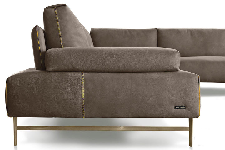 Saks Corner Sectional Sofa with Peninsula Sectionals Gamma Arredamenti