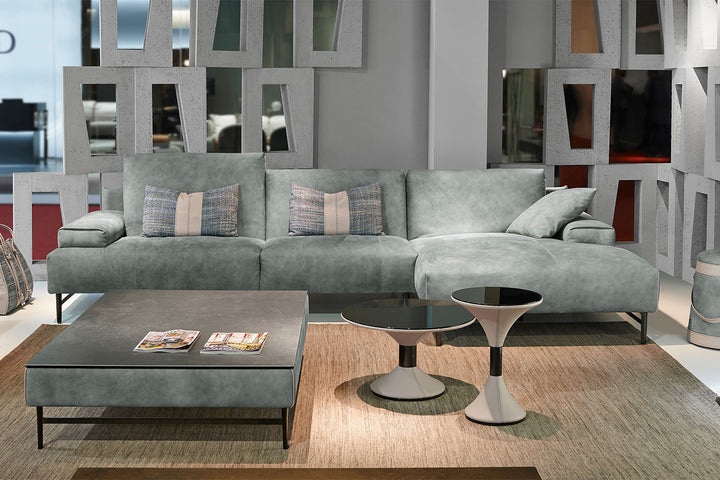 Saks Sectional Sofa with Chaise Sectionals Gamma Arredamenti