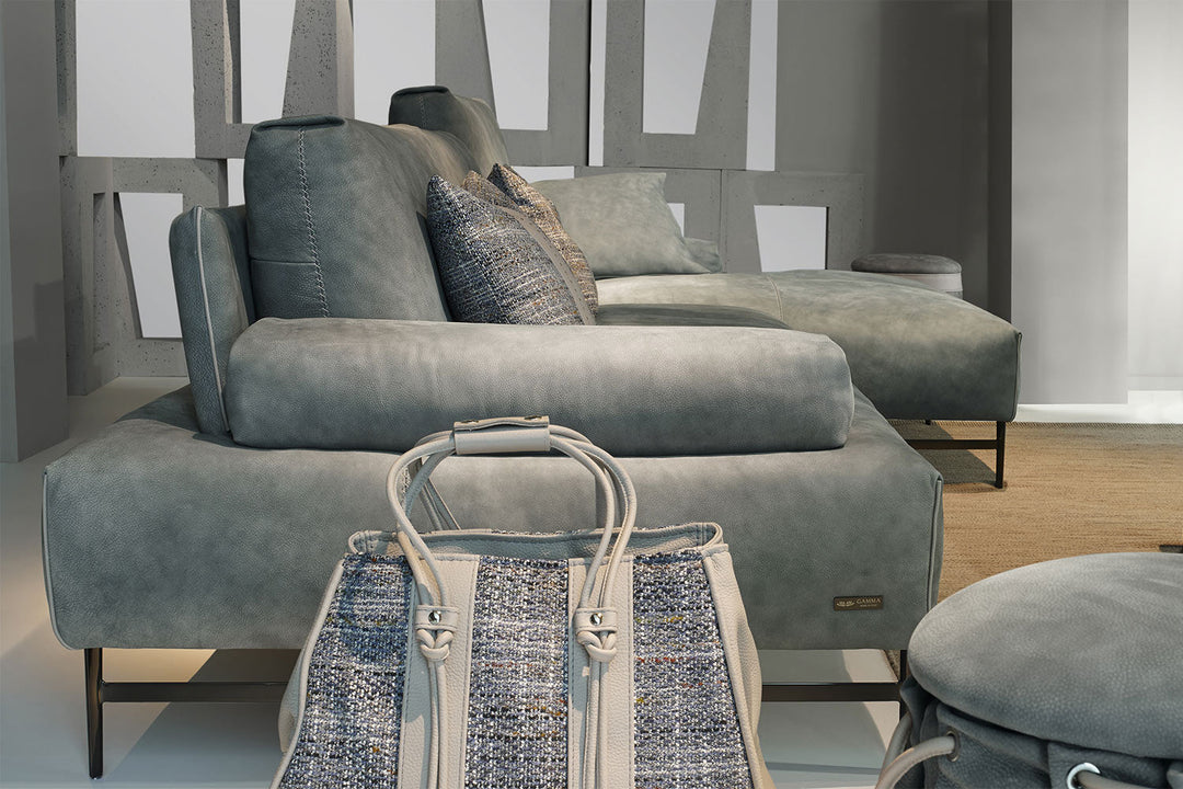 Saks Sectional Sofa with Chaise Sectionals Gamma Arredamenti
