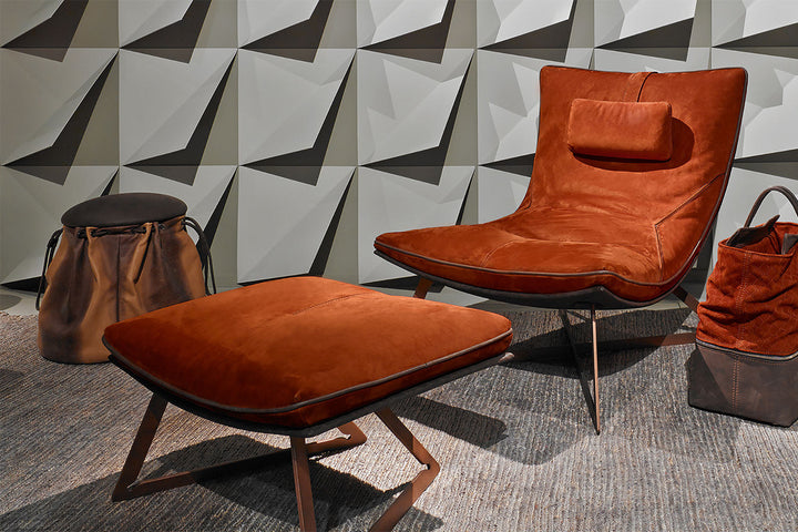 Scarlett Footstool Ottomans + Stools Gamma Arredamenti