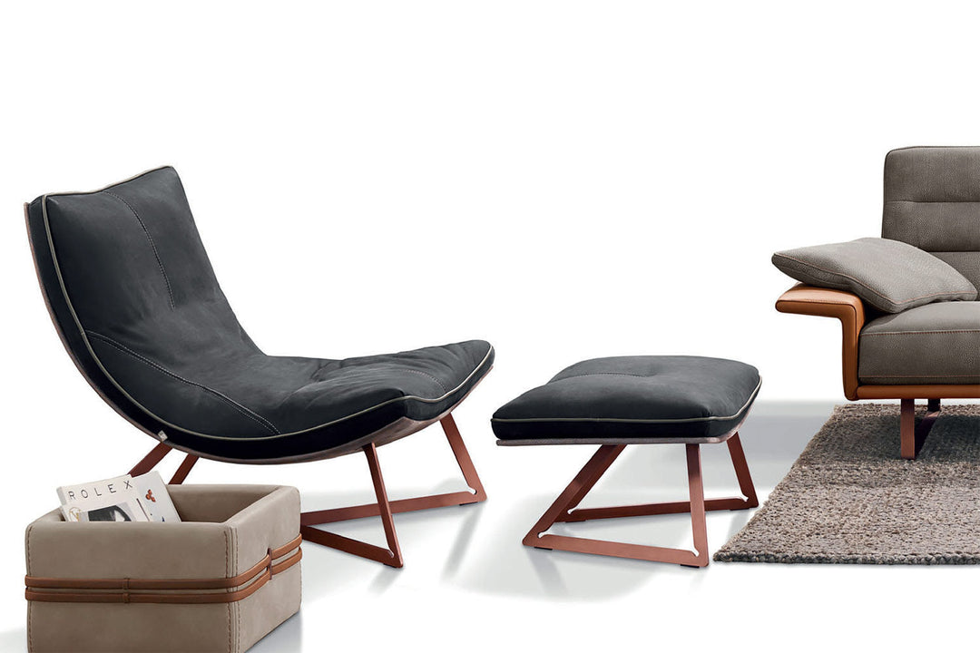 Scarlett Footstool Ottomans + Stools Gamma Arredamenti