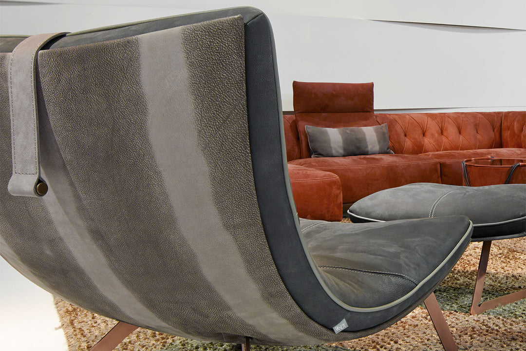 Scarlett Footstool Ottomans + Stools Gamma Arredamenti