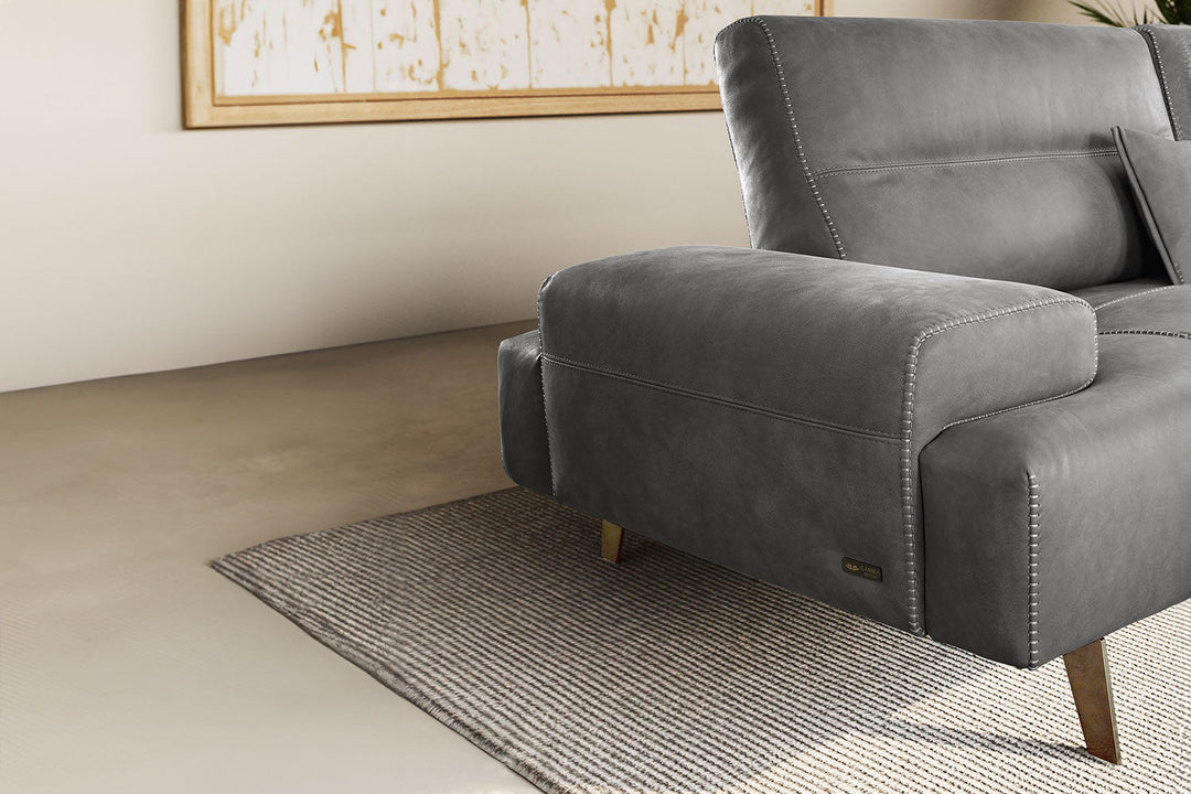 Smart J-Shape Sectional Sofa Sectionals Gamma Arredamenti