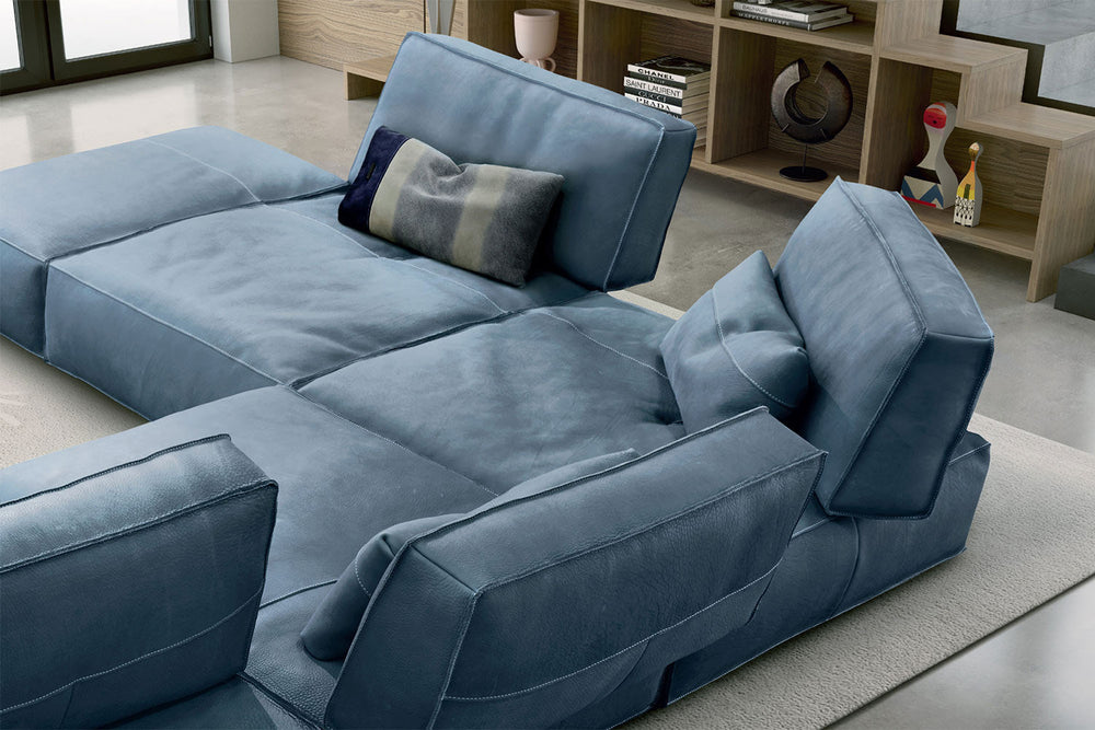 Soho Corner Sectional Sofa with Peninsula Sectionals Gamma Arredamenti