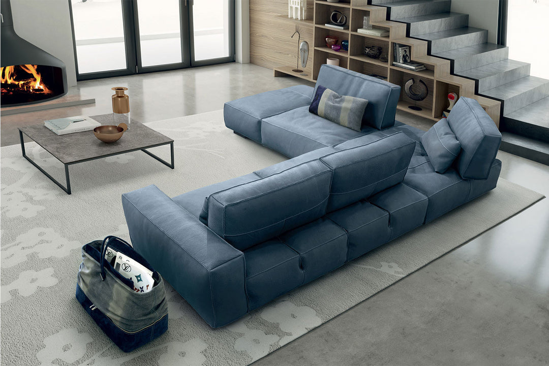 Soho Corner Sectional Sofa with Peninsula Sectionals Gamma Arredamenti