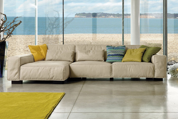 Soho Sectional Sofa with Chaise Sectionals Gamma Arredamenti