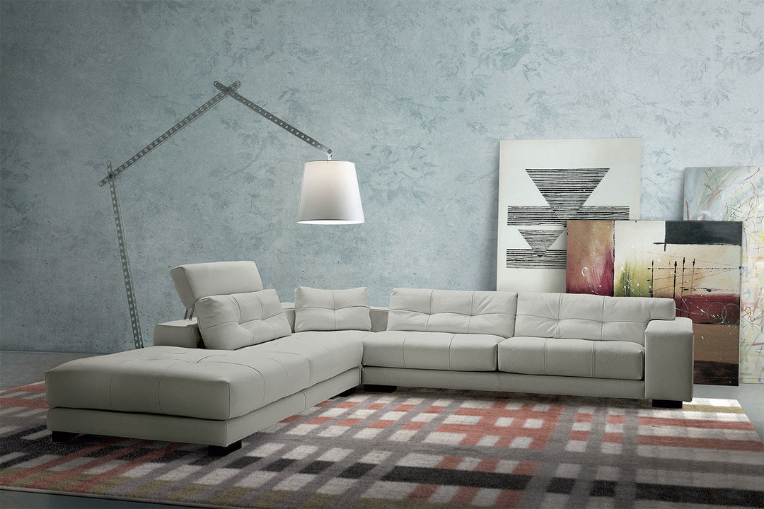 Soleado Corner Sectional Sofa with Peninsula Sectionals Gamma Arredamenti