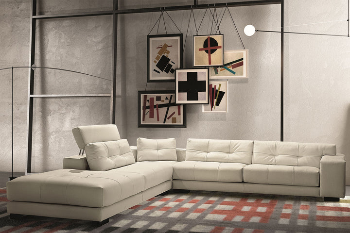 Soleado Corner Sectional Sofa with Peninsula Sectionals Gamma Arredamenti