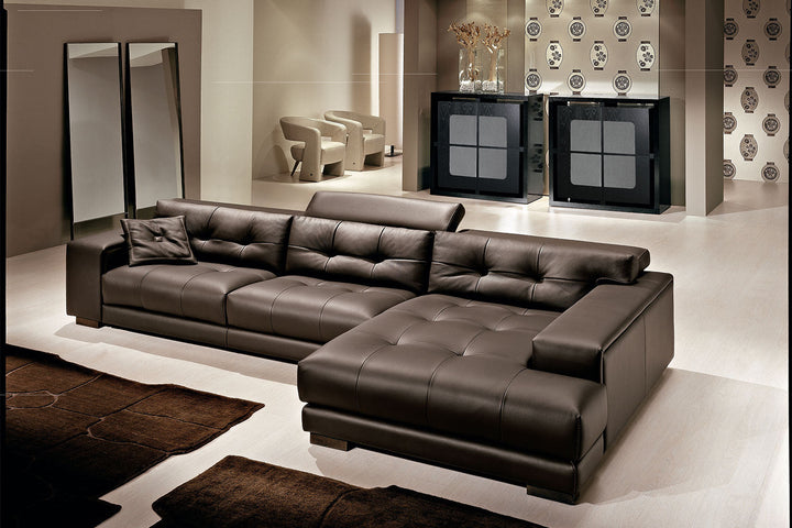 Soleado Sectional Sofa with Chaise Sectionals Gamma Arredamenti