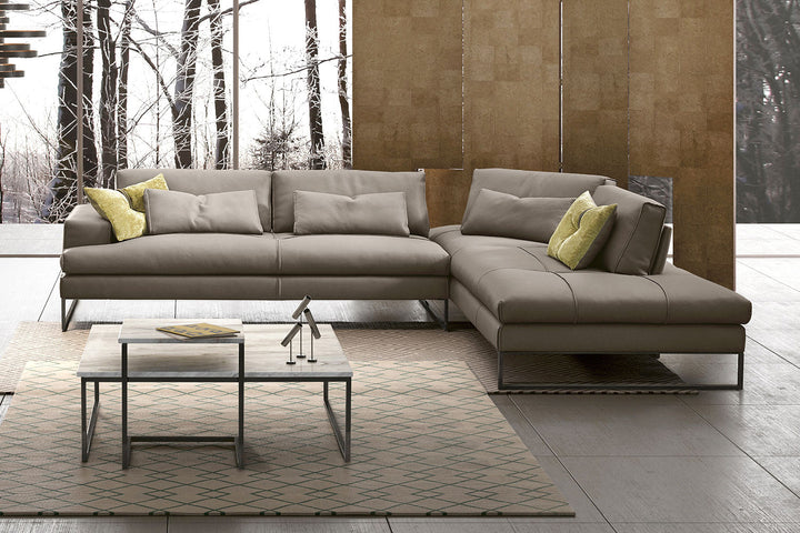 Sunset Corner Sectional Sofa with Peninsula Sectionals Gamma Arredamenti