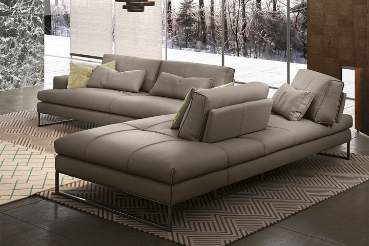 Sunset Corner Sectional Sofa with Peninsula Sectionals Gamma Arredamenti