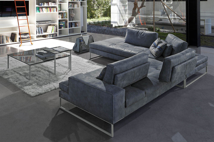 Sunset Corner Sectional Sofa with Peninsula Sectionals Gamma Arredamenti