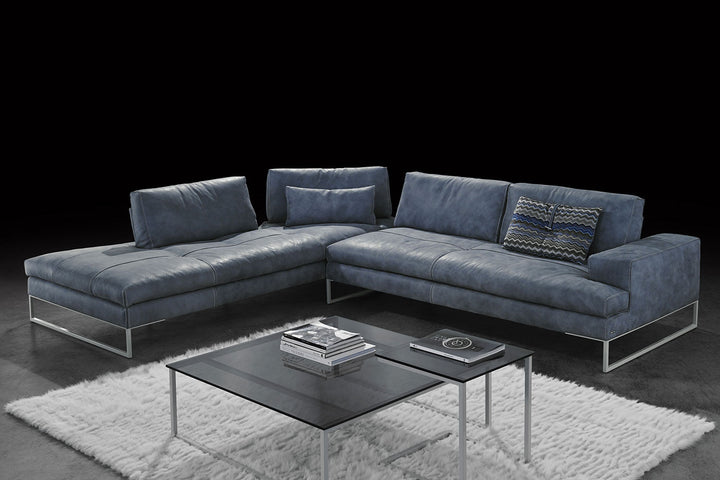 Sunset Corner Sectional Sofa with Peninsula Sectionals Gamma Arredamenti