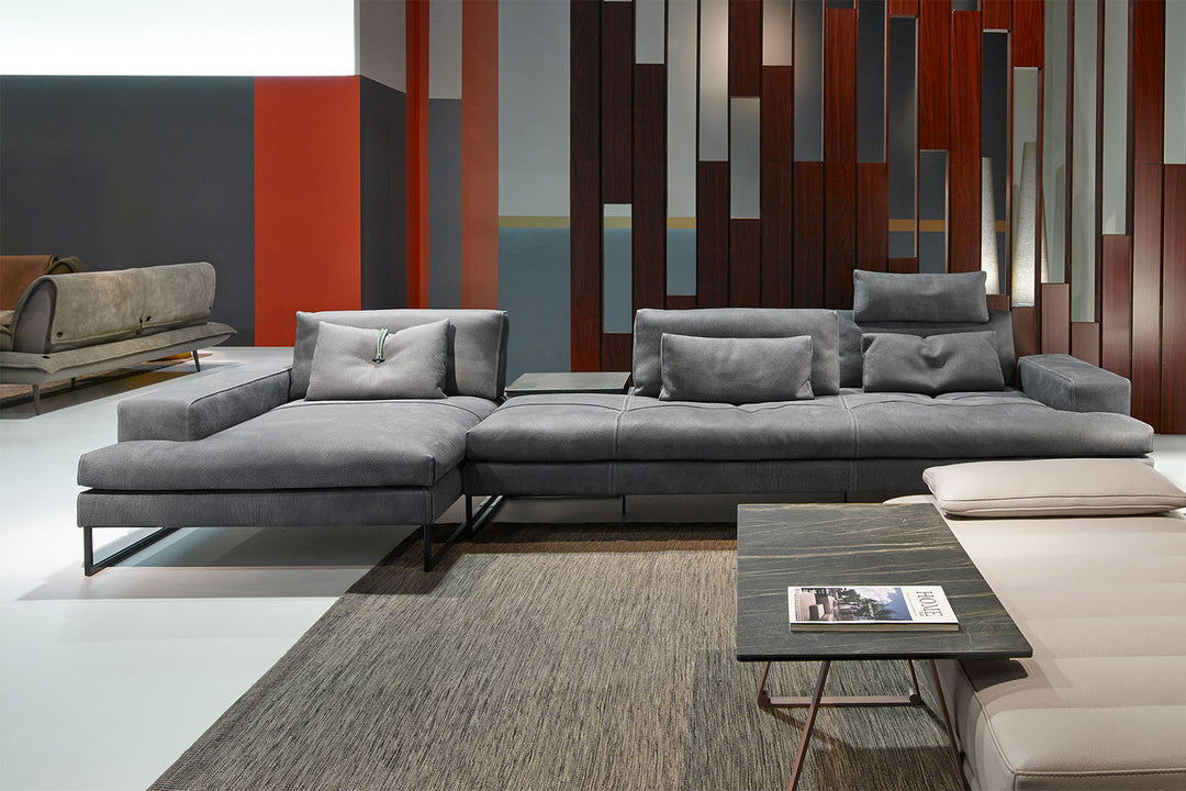 Sunset Sectional Sofa with Chaise Sectionals Gamma Arredamenti