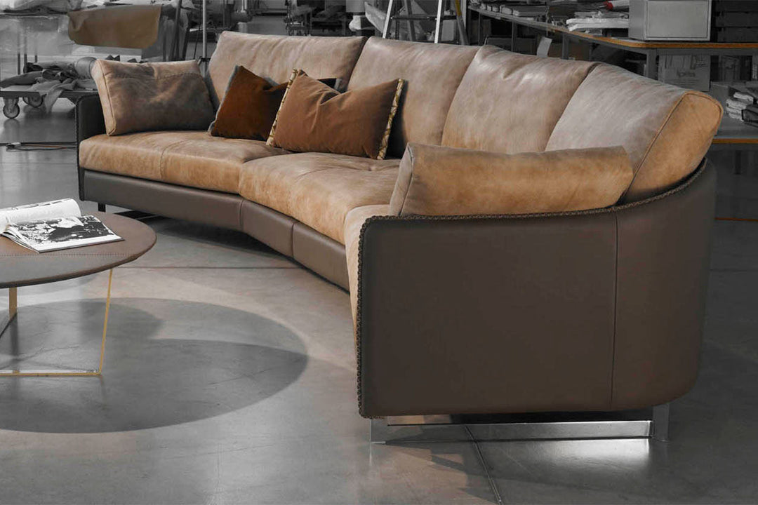 Swing Curved Sofa Sofas Gamma Arredamenti