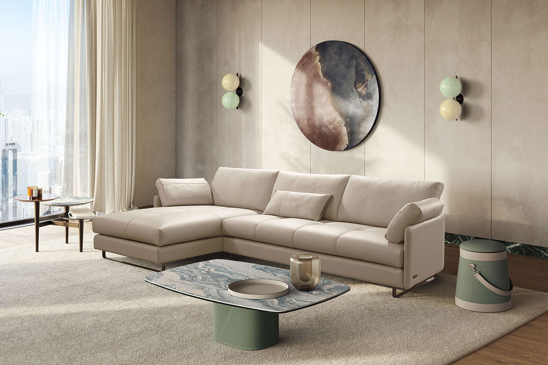 Swing Sectional Sofa with Chaise Sectionals Gamma Arredamenti