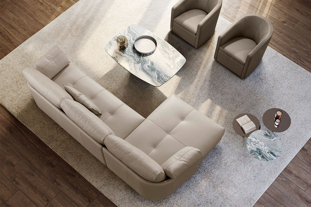 Swing Sectional Sofa with Chaise Sectionals Gamma Arredamenti