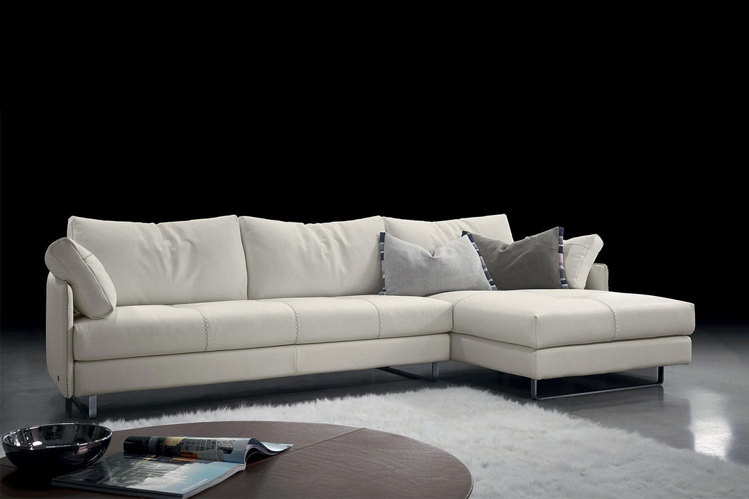 Swing Sectional Sofa with Chaise Sectionals Gamma Arredamenti