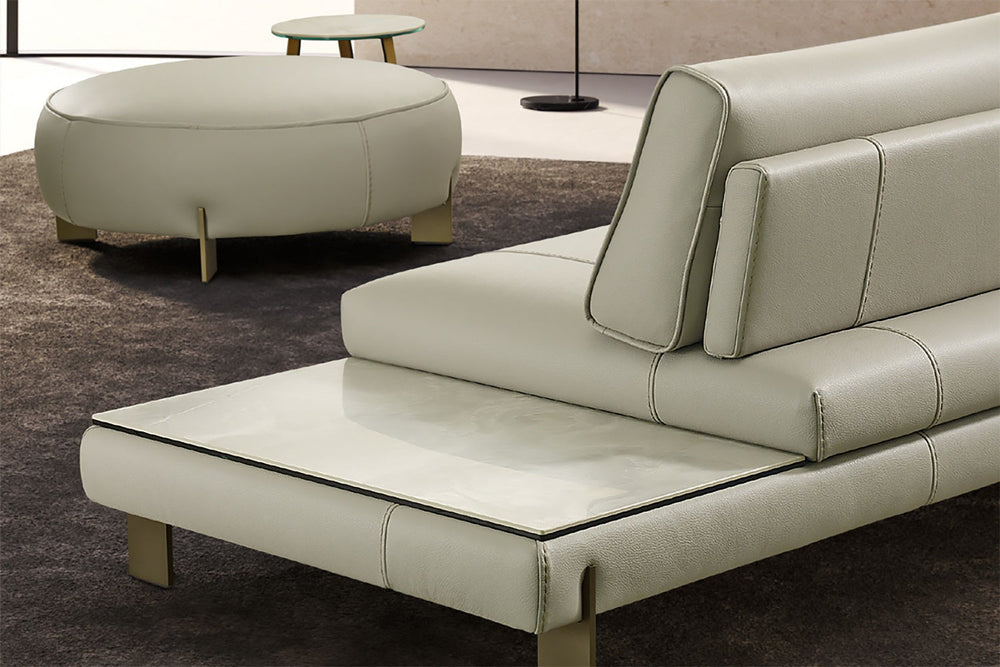 Tokyo Corner Sectional with Peninsula and Table Sectionals Gamma Arredamenti