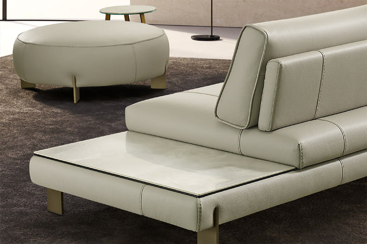 Tokyo Corner Sectional with Peninsula and Table Sectionals Gamma Arredamenti