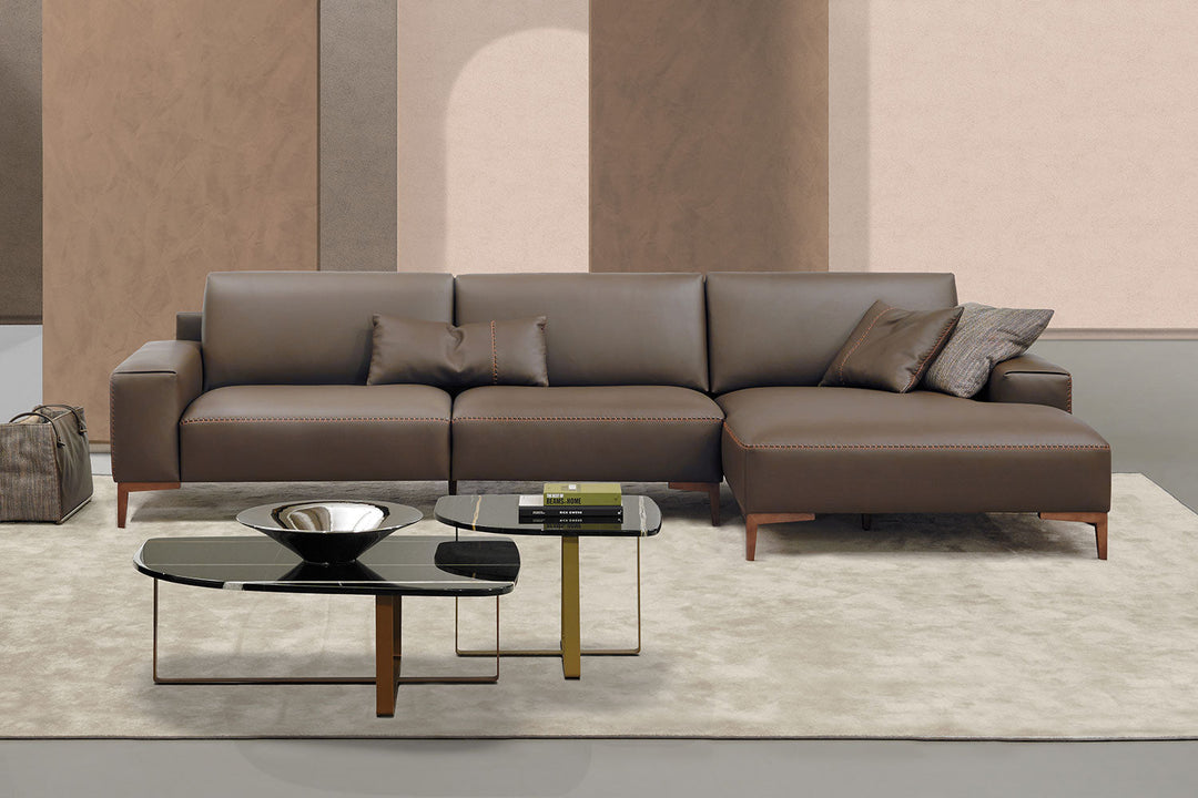 Twiga Sectional Sofa with Chaise Sectionals Gamma Arredamenti