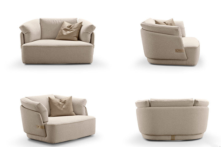 Veronica Swivel Armchair Chairs Gamma Arredamenti