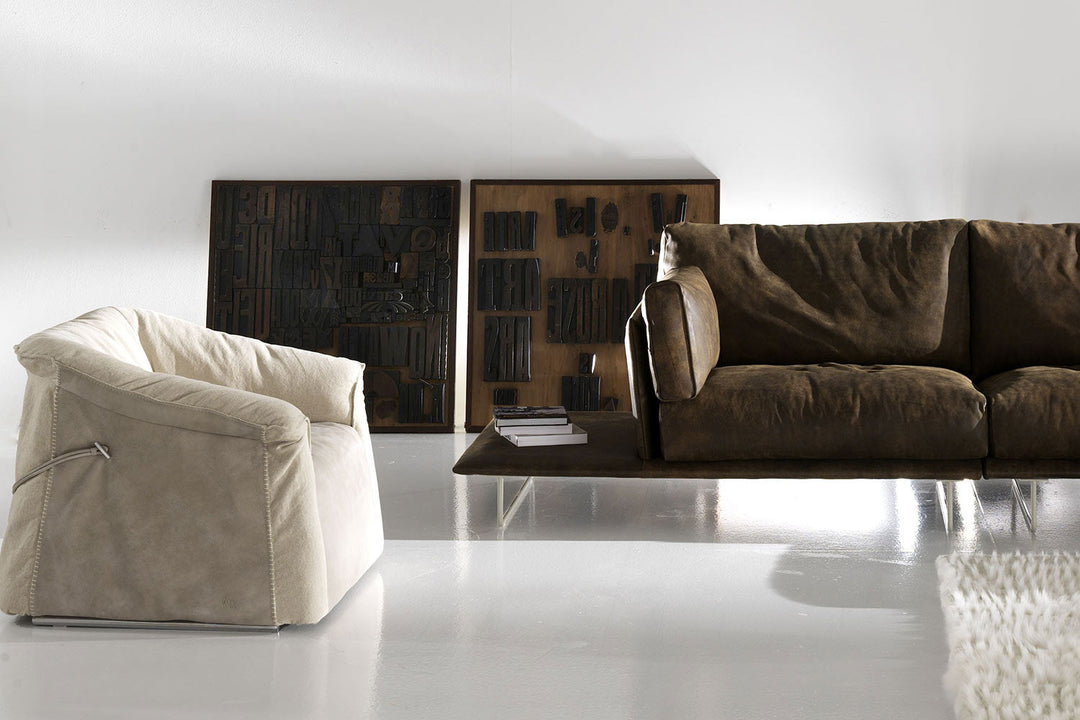 Vessel Corner Sectional Sofa with Peninsula Sectionals Gamma Arredamenti