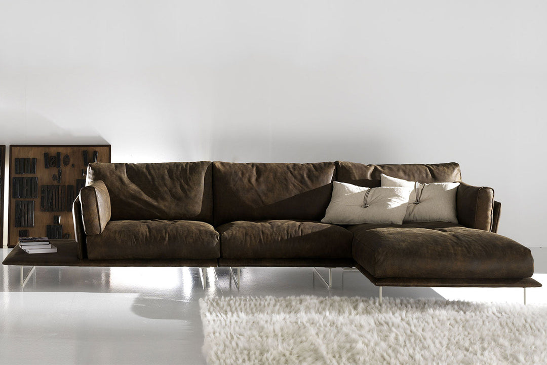 Vessel Sectional Sofa with Chaise Sectionals Gamma Arredamenti