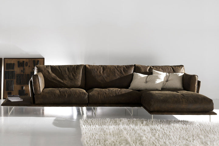 Vessel Sectional Sofa with Chaise Sectionals Gamma Arredamenti