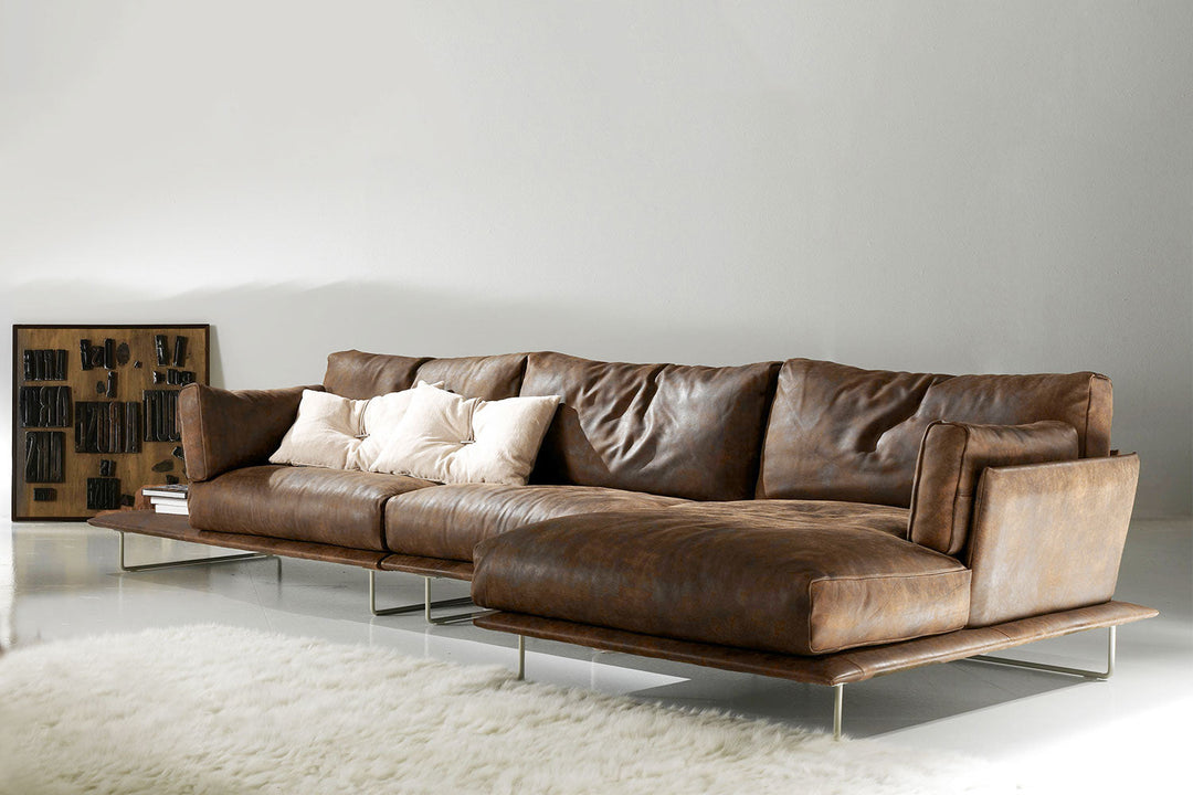 Vessel Sectional Sofa with Chaise Sectionals Gamma Arredamenti
