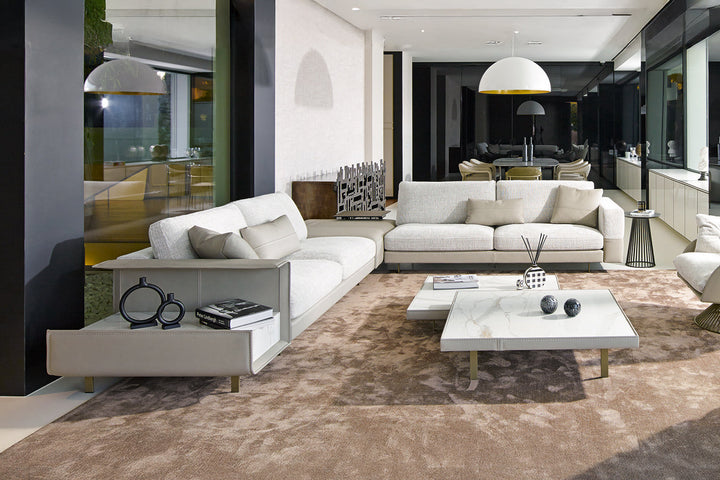 Vincent Corner Sectional Sofa with Table Sectionals Gamma Arredamenti
