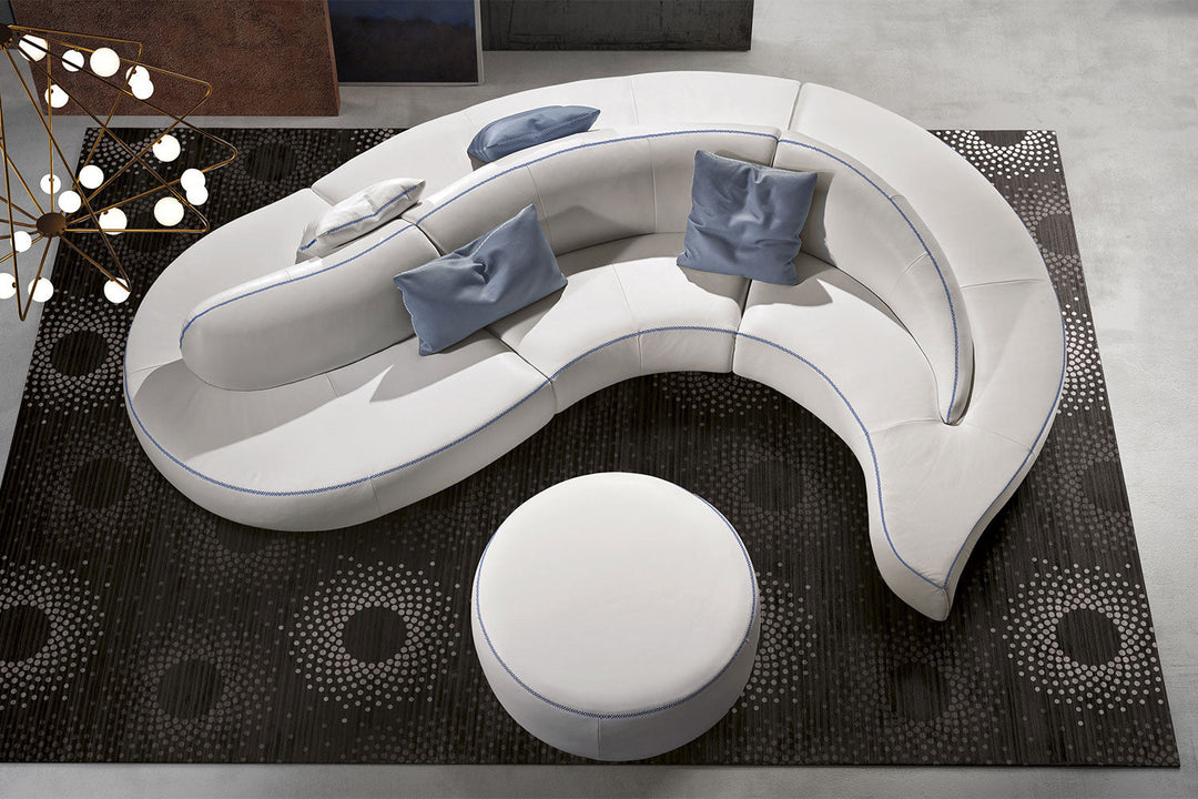 Wave Curved Sofa Sectionals Gamma Arredamenti