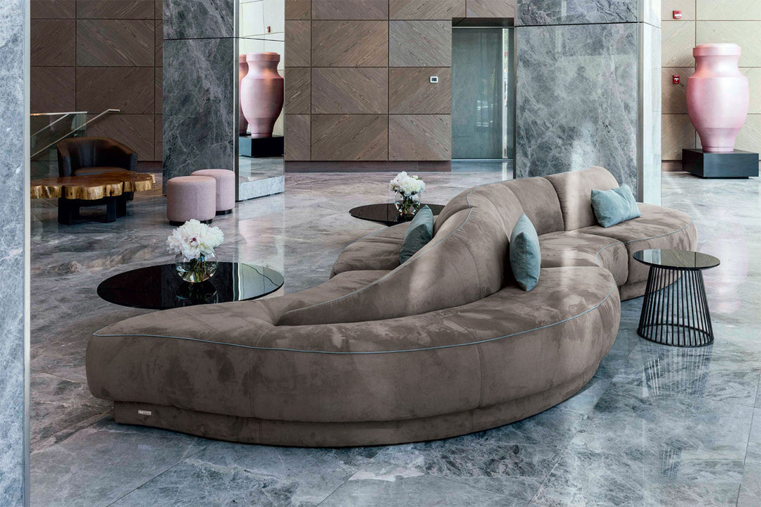 Wave Curved Sofa Sectionals Gamma Arredamenti