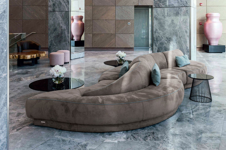 Wave Curved Sofa Sectionals Gamma Arredamenti