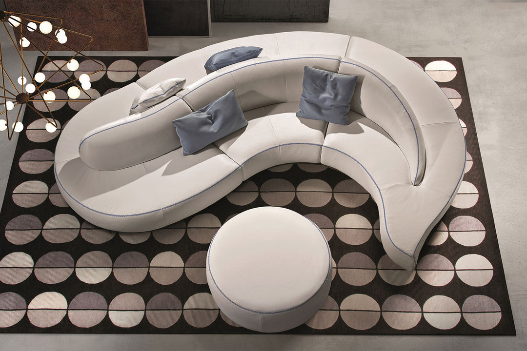 Wave Curved Sofa Sectionals Gamma Arredamenti