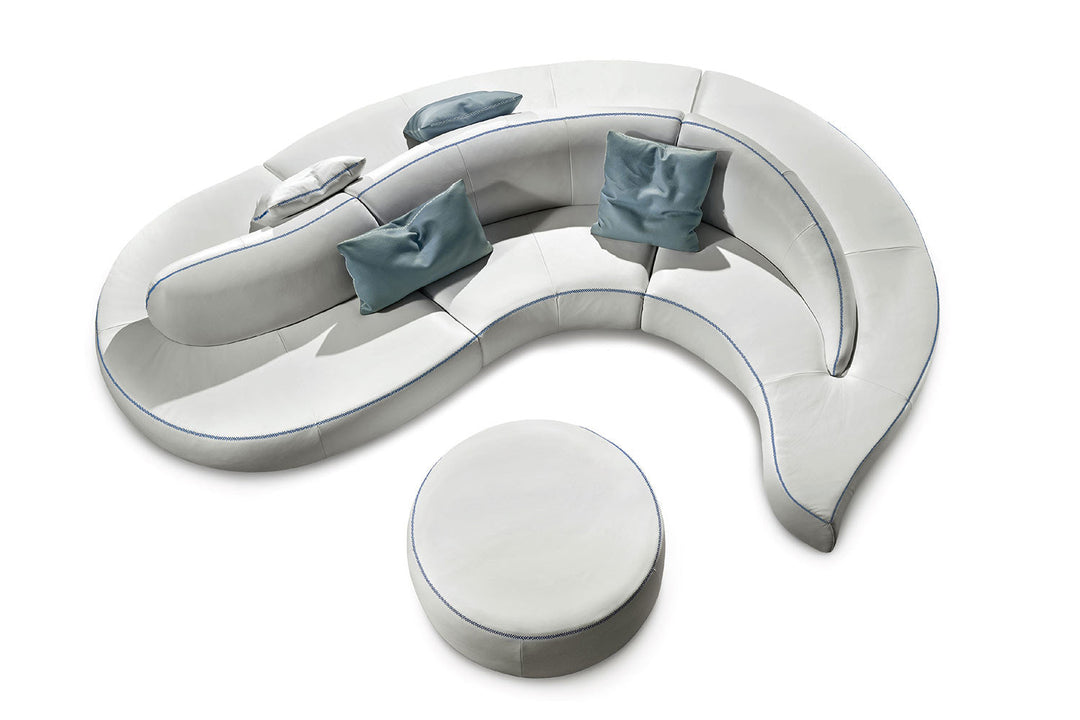 Wave Curved Sofa Sectionals Gamma Arredamenti