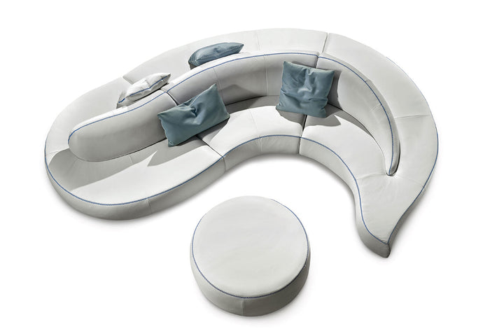 Wave Curved Sofa Sectionals Gamma Arredamenti