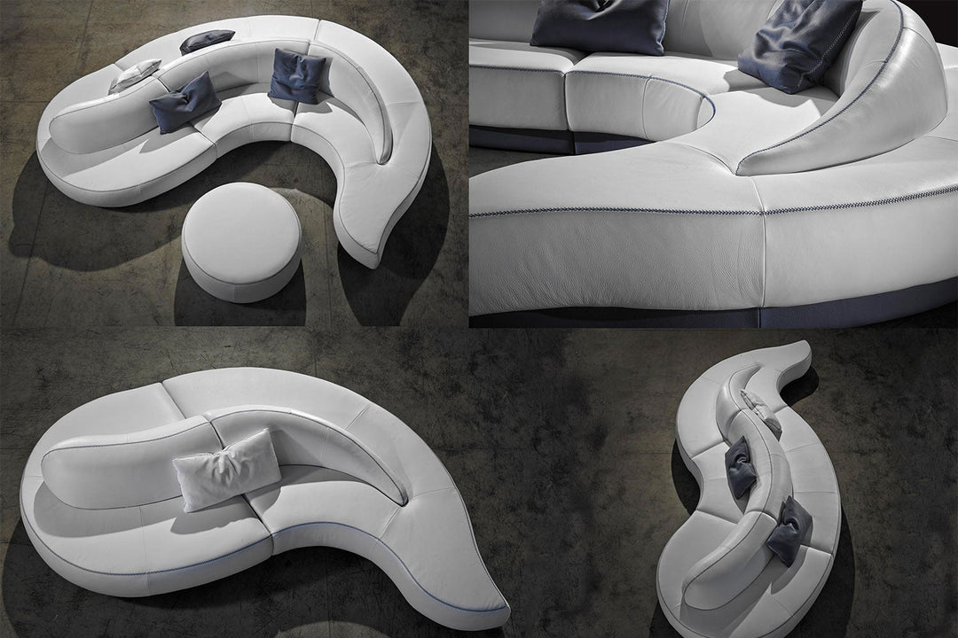 Wave Curved Sofa Sectionals Gamma Arredamenti