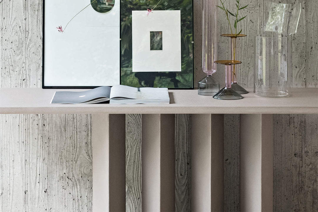 Geometric Clay Freestanding Console Bonaldo