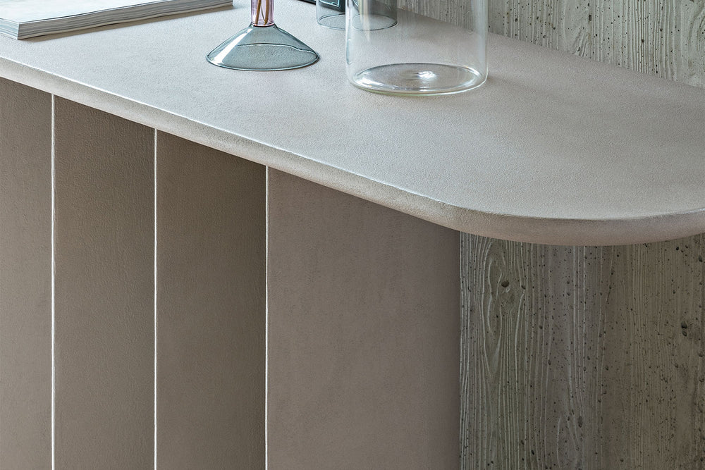 Geometric Clay Freestanding Console Bonaldo
