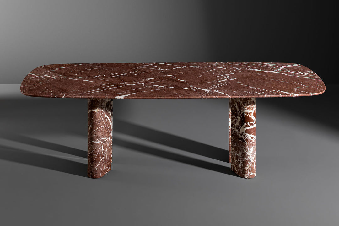Geometric Marble Dining Table Bonaldo