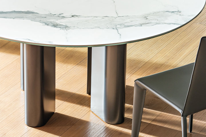 Geometric Round Dining Table Bonaldo