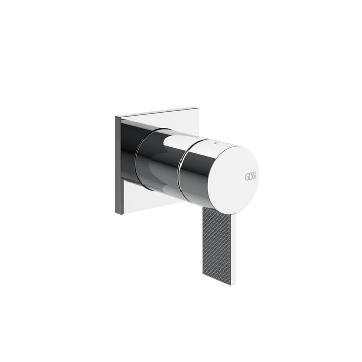 Gessi Inverso Diamantato Wall-Mounted Shower Mixer - 73619 Bathroom Accessories GESSI Chrome