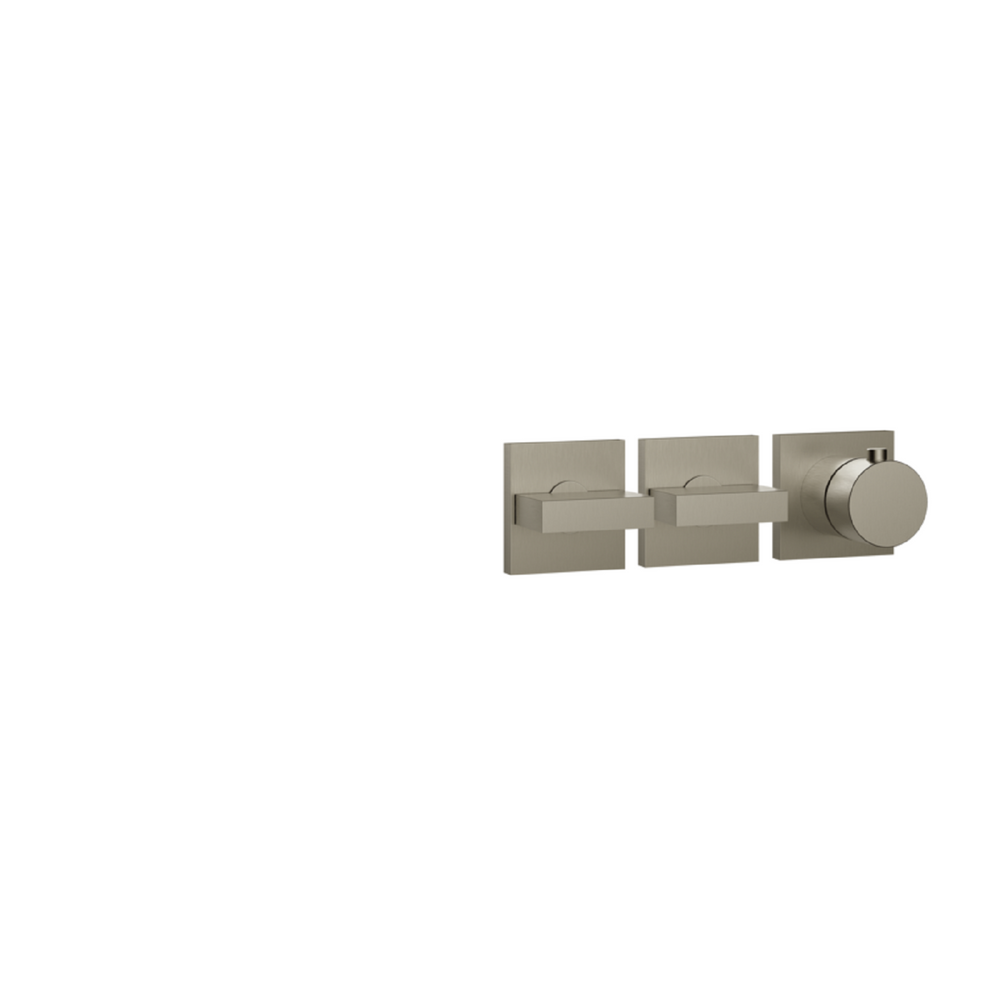 Gessi Inverso Bath & Shower Thermostatic Mixer - 44334 Bathroom Accessories GESSI Finox Brushed Nickel