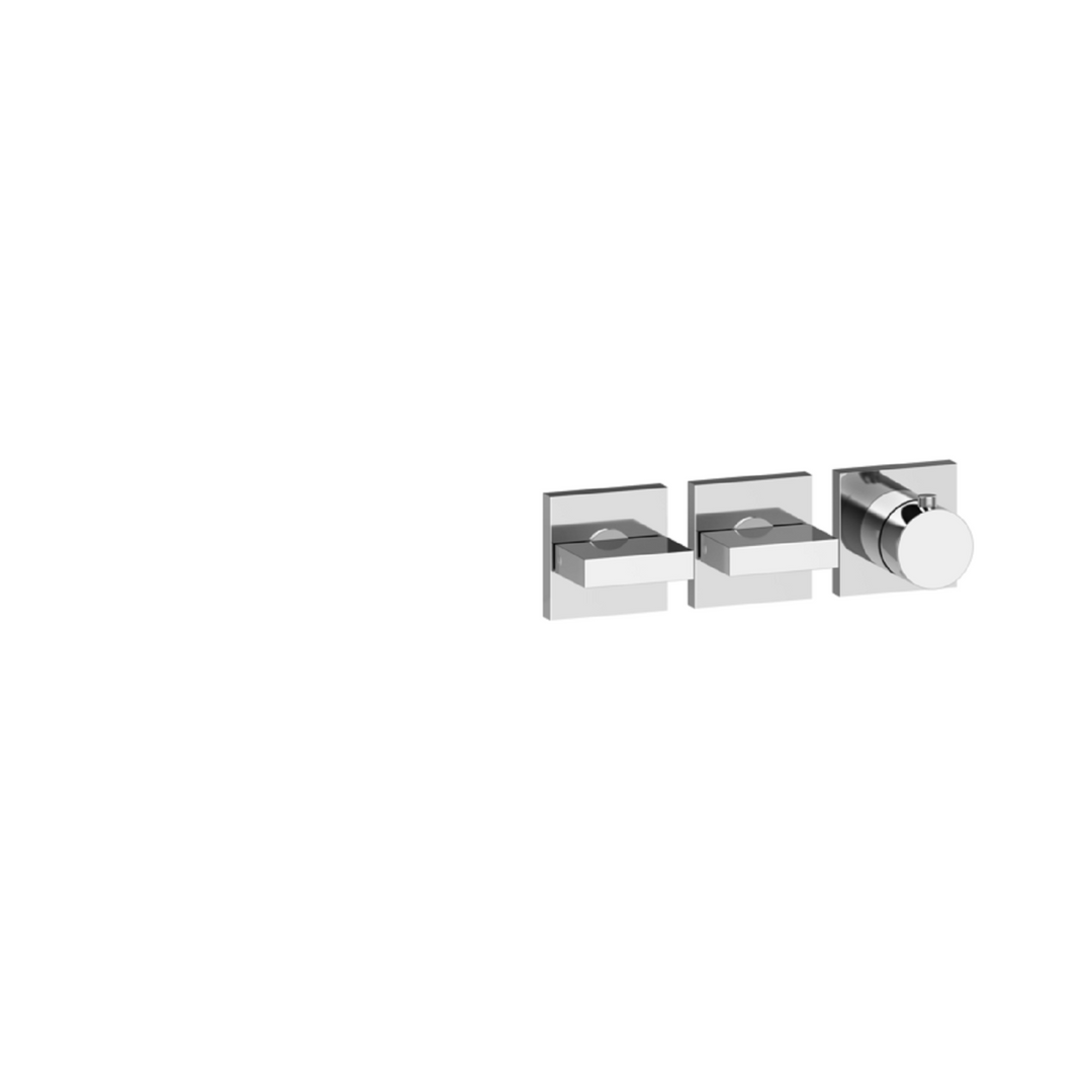 Gessi Inverso Bath & Shower Thermostatic Mixer - 44334 Bathroom Accessories GESSI Chrome