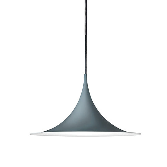 Semi Pendant Light Lighting Gubi Glossy Anthracite Grey Medium: 18.5 in diameter