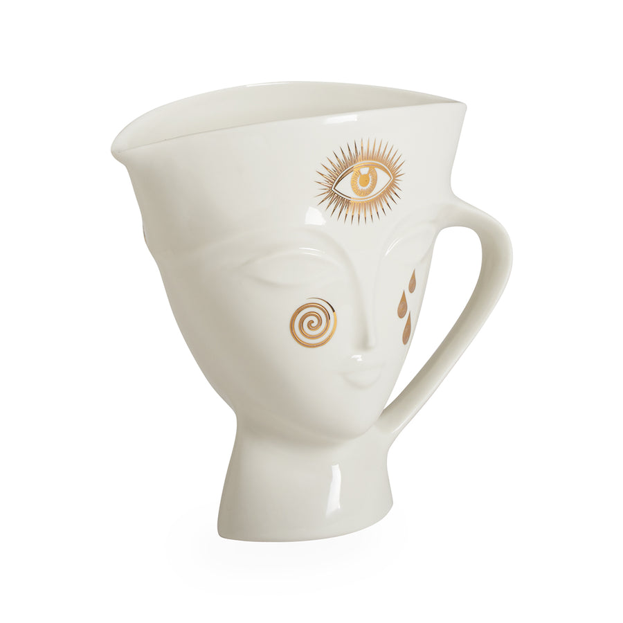 Gilded Giuliette Pitcher Jonathan Adler