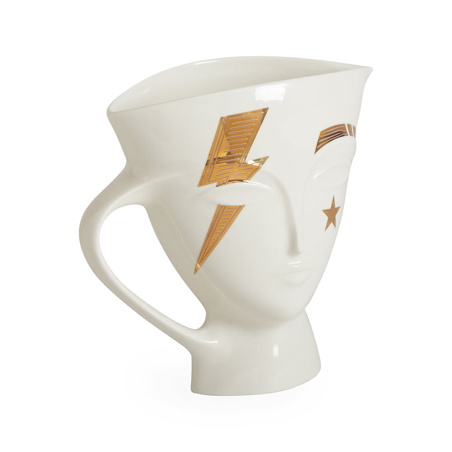 Gilded Giuliette Pitcher Jonathan Adler