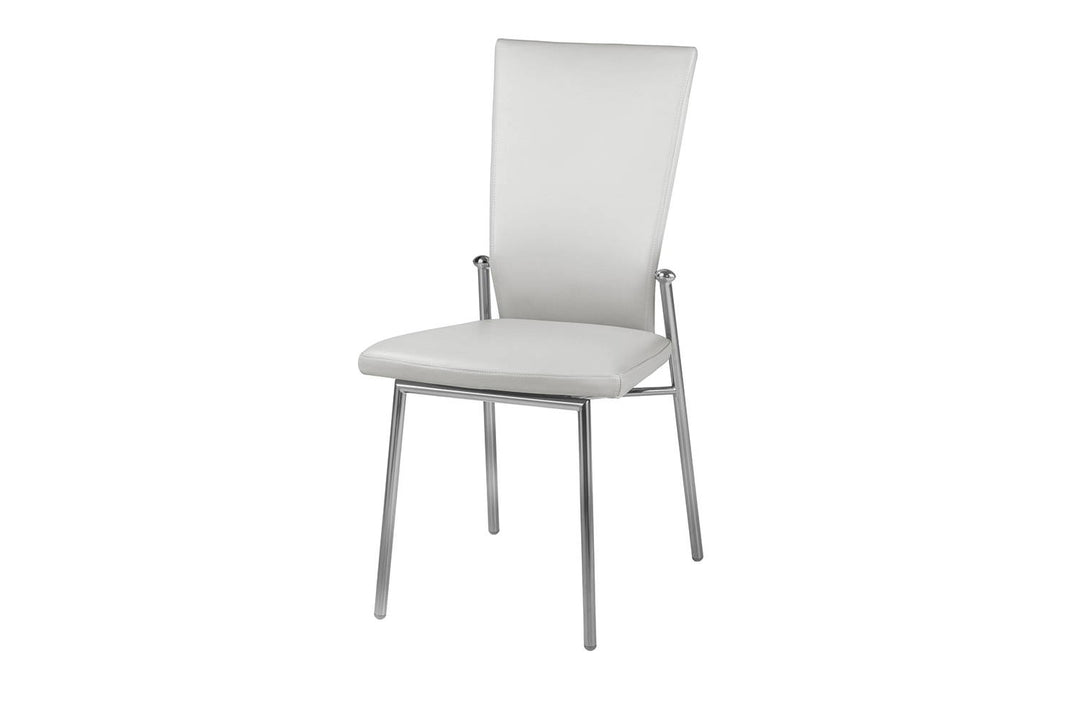 Glisette Dining Chair No Arms High Back Ice Blanc Dining Chairs Naos