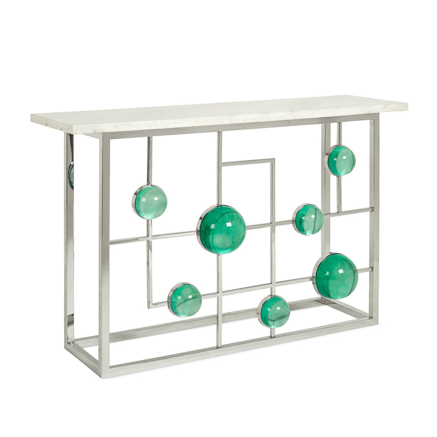Globo Fretwork Console Jonathan Adler